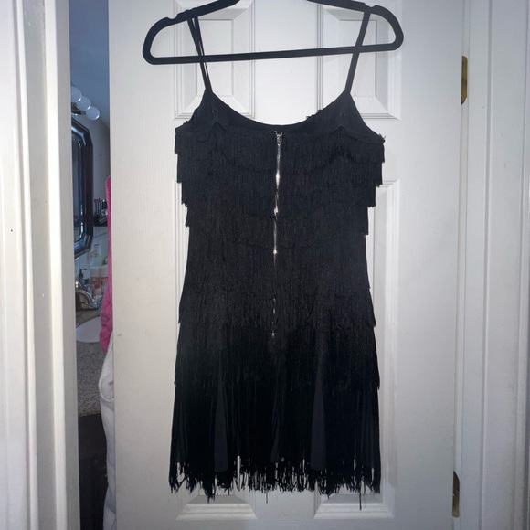 Fringed white fox dress - Picture 3 of 3